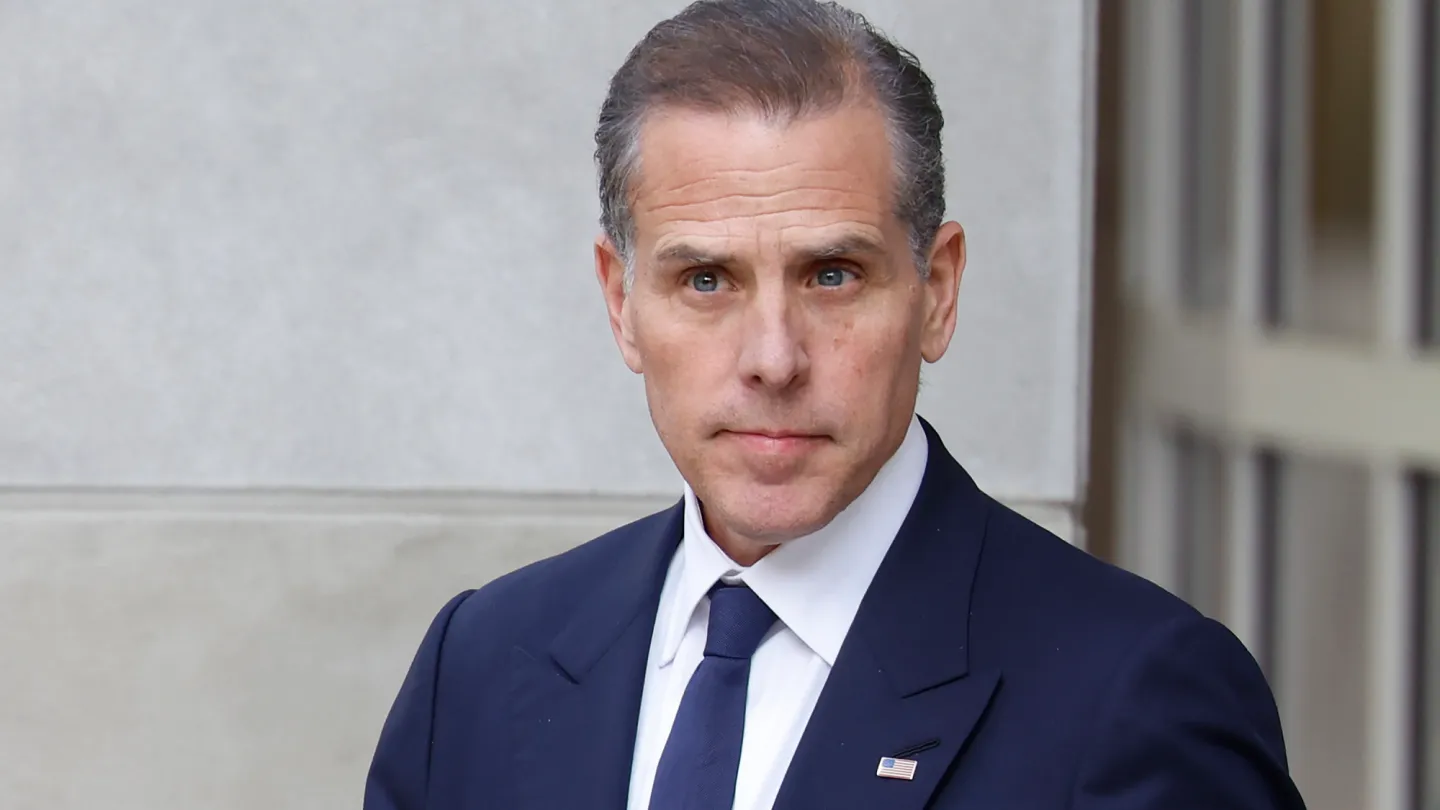 Hunter Biden, son of President Joe Biden, departs the J. Caleb Boggs Federal Building on June 3, 2024 in Wilmington, Delaware. ANNA MONEYMAKER/GETTY IMAGES